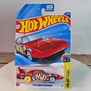 Hot Wheels 70 Plymouth Superbird HW Art Cars 1:64 Scale